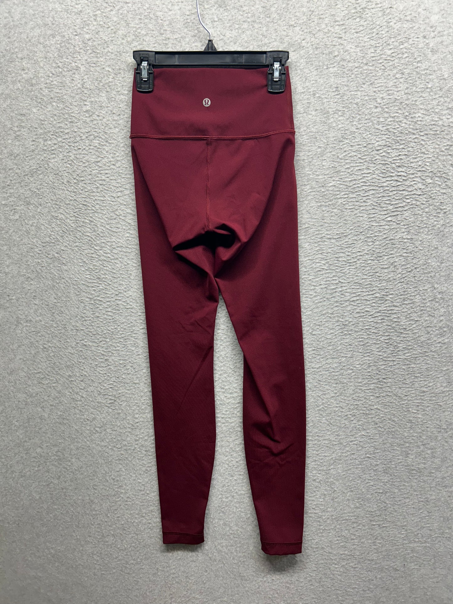Lululemon Wunder Under High-Rise Tight 28" Luxtreme Size 2 Deep Rouge