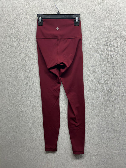 Lululemon Wunder Under High-Rise Tight 28" Luxtreme Size 2 Deep Rouge