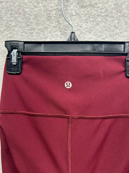 Lululemon Wunder Under High-Rise Tight 28" Luxtreme Size 2 Deep Rouge
