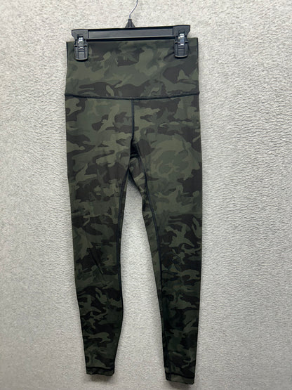 Lululemon Wunder Under High-Rise Tight 28" Size 4 Incognito Camo Multi Gator Green