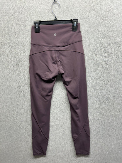 Lululemon In Movement 7/8 Tight Everlux 25" Size 4 Vintage Grape