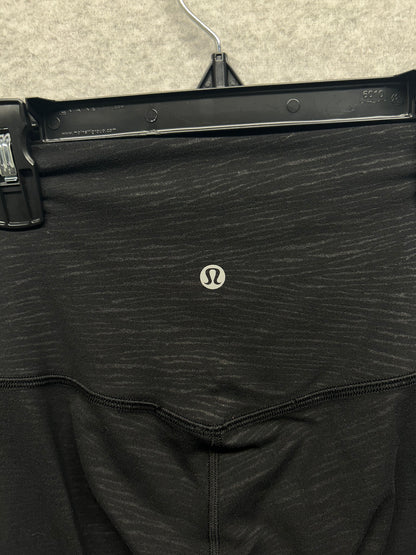 Lululemon Align Pant 28" Size 4 Stride Emboss Black