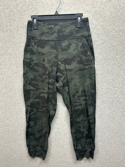 Lululemon Align Jogger Crop 23" Size 4 Incognito Camo Multi Gator Green