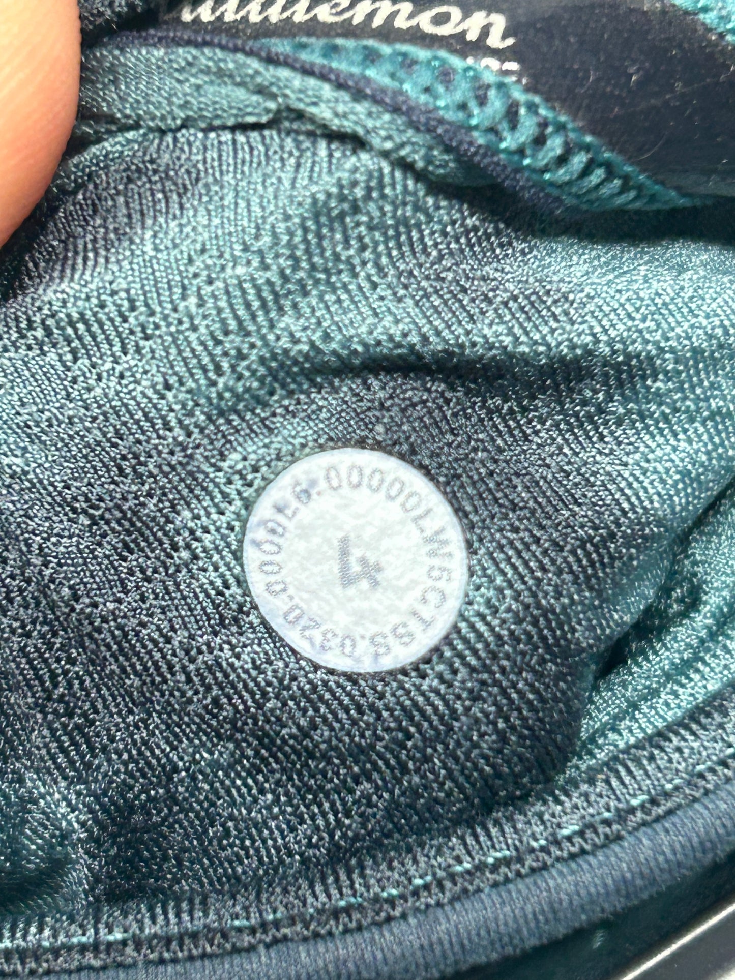 Lululemon Invigorate High-Rise Tight 25" Size 4 Forest Shibori Graphite Grey Desert Teal