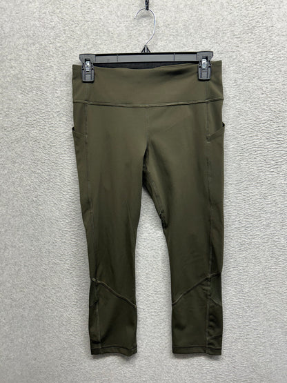 Lululemon Pace Rival Crop Luxtreme 22" Size 6 Dark Olive