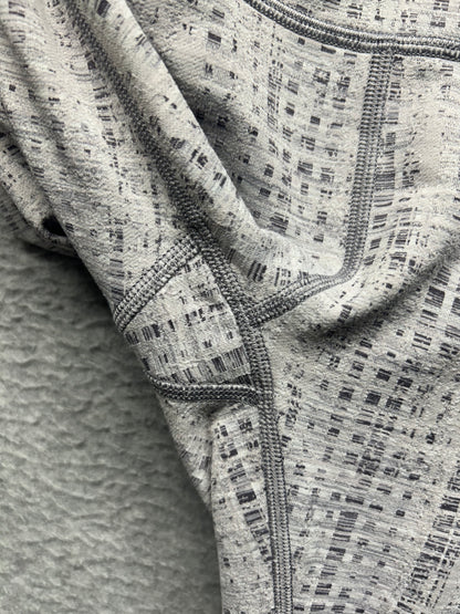 Lululemon Wunder Under Crop 21" Size 4 Action Jacquard Moonphase Silver Lining