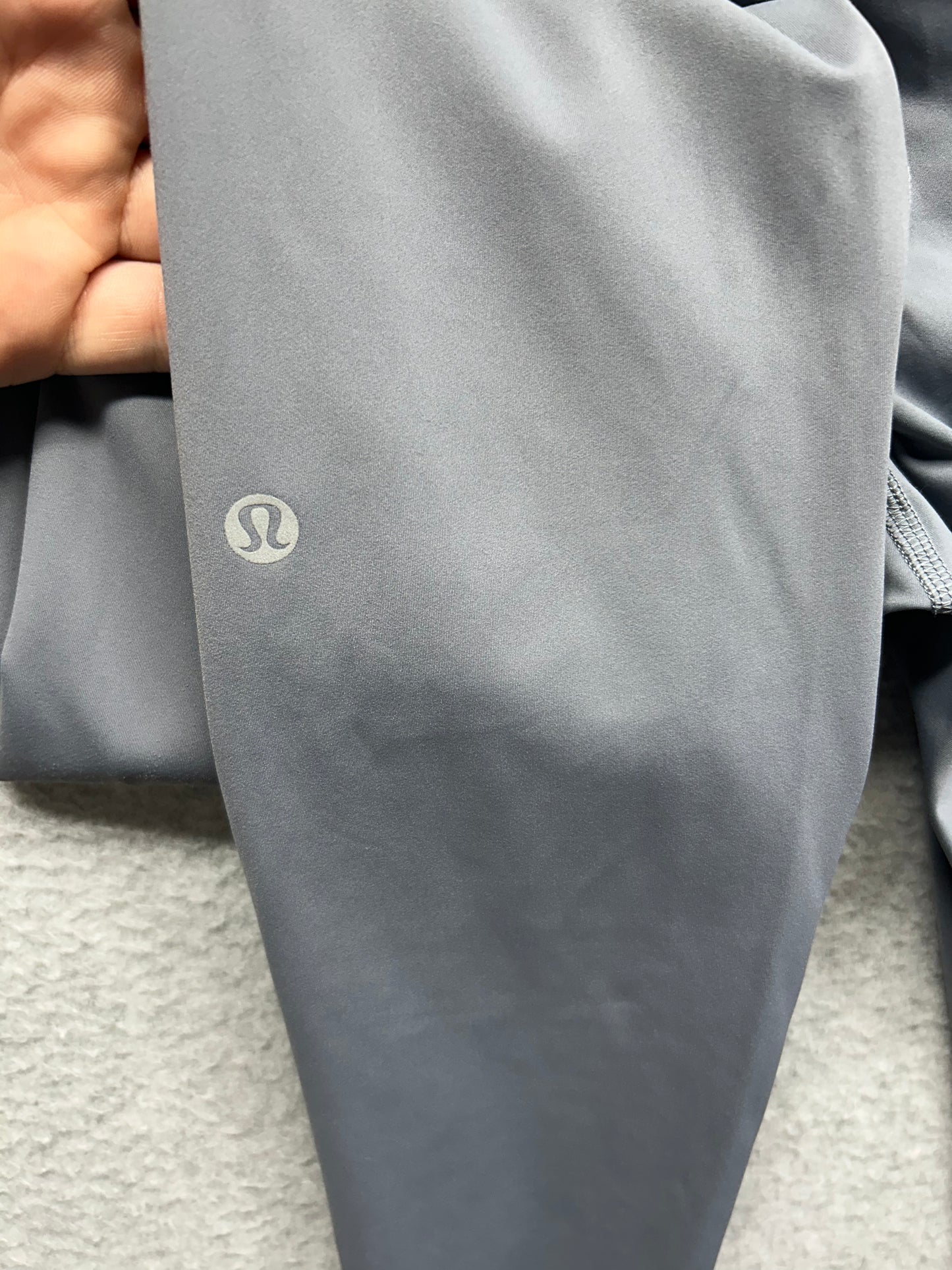 Lululemon Fast & Free 7/8 Tight II Nulux 25" Size 6 Dark Carbon