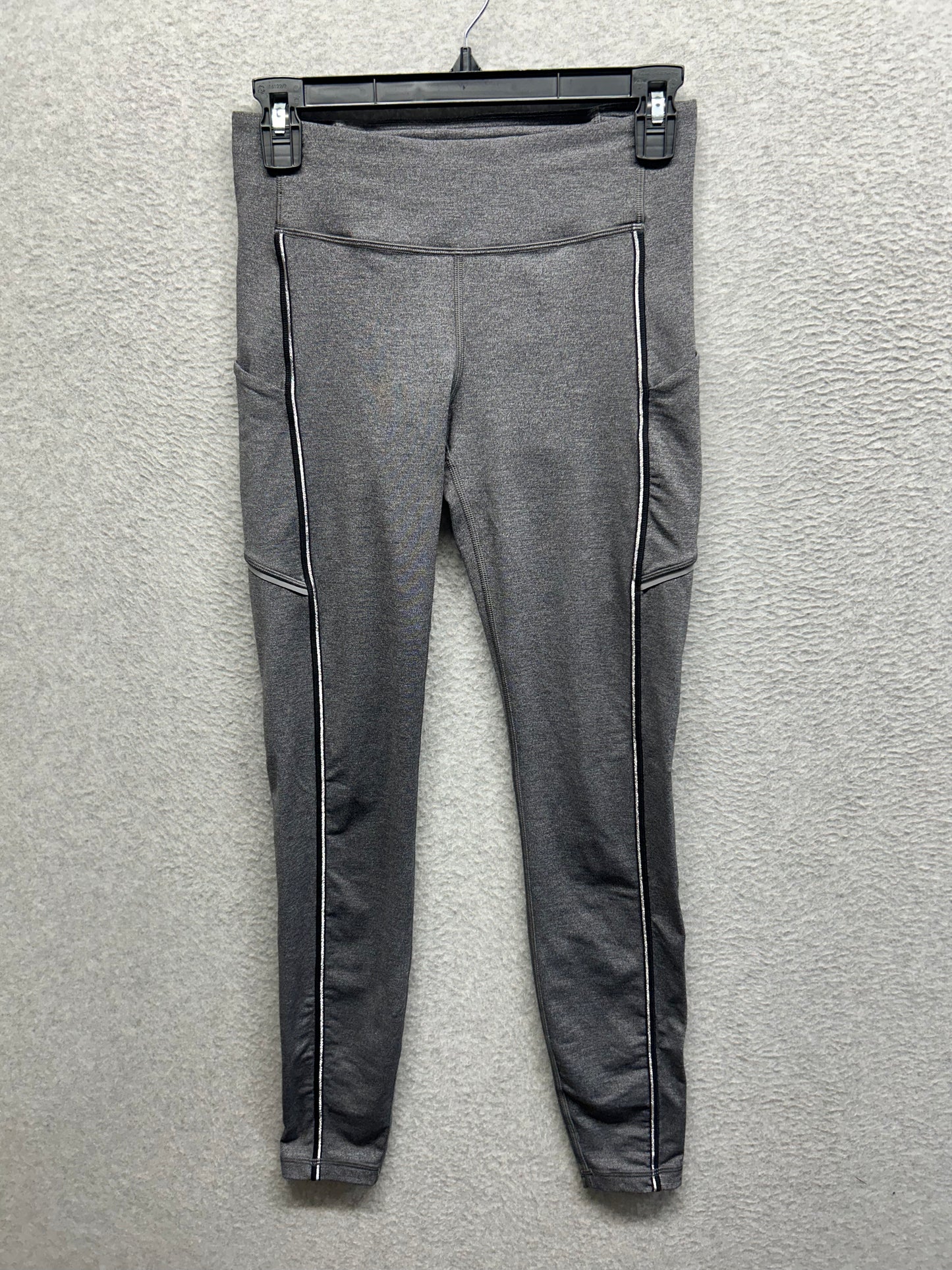 Lululemon Speed Up Tight Metallic 28" Size 6 Heathered Gray