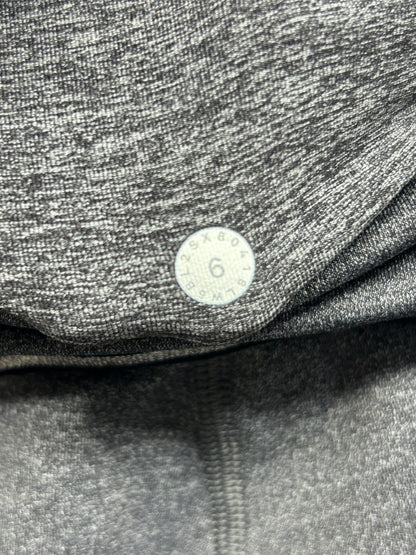 Lululemon Speed Up Tight Metallic 28" Size 6 Heathered Gray