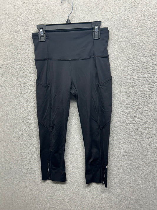 Lululemon Fast & Free Crop II 19" Size 4 Black