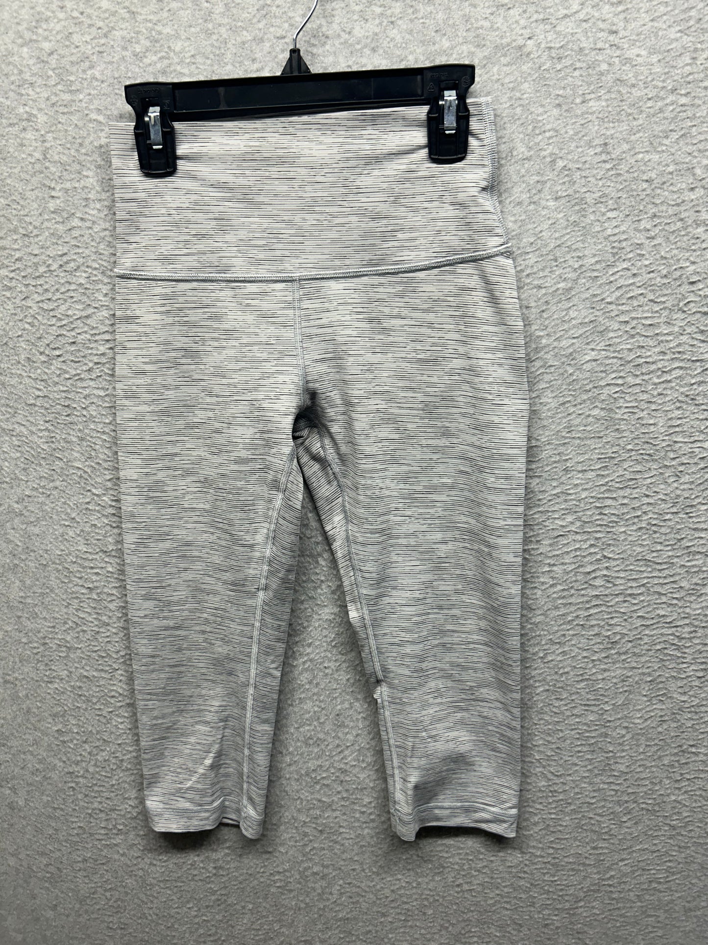 Lululemon Wunder Under Hi-Rise 17" Size 4 Wee Are From Space Ice Grey Alpine White