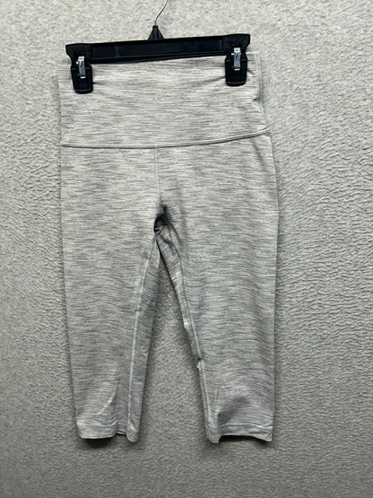 Lululemon Wunder Under Hi-Rise 17" Size 4 Wee Are From Space Ice Grey Alpine White