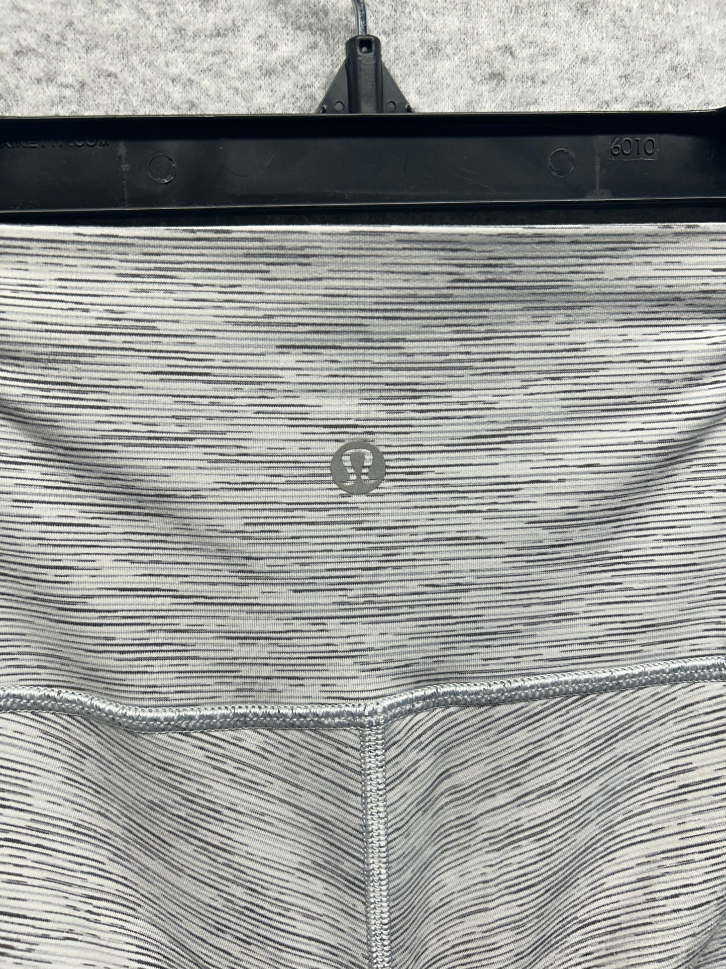 Lululemon Wunder Under Hi-Rise 17" Size 4 Wee Are From Space Ice Grey Alpine White