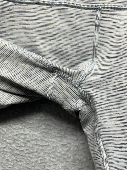 Lululemon Wunder Under Hi-Rise 17" Size 4 Wee Are From Space Ice Grey Alpine White