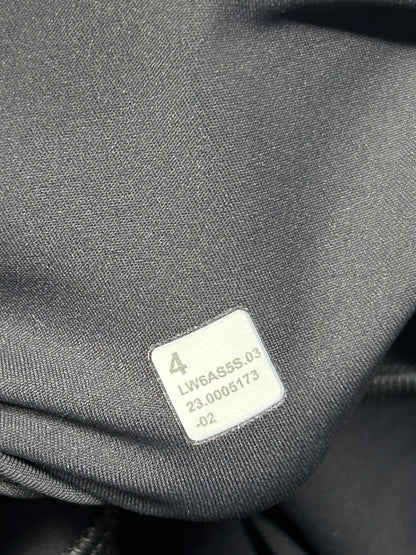 Lululemon Fast and Free High-Rise Crop 19" Size 4 (Square) Graphite Grey