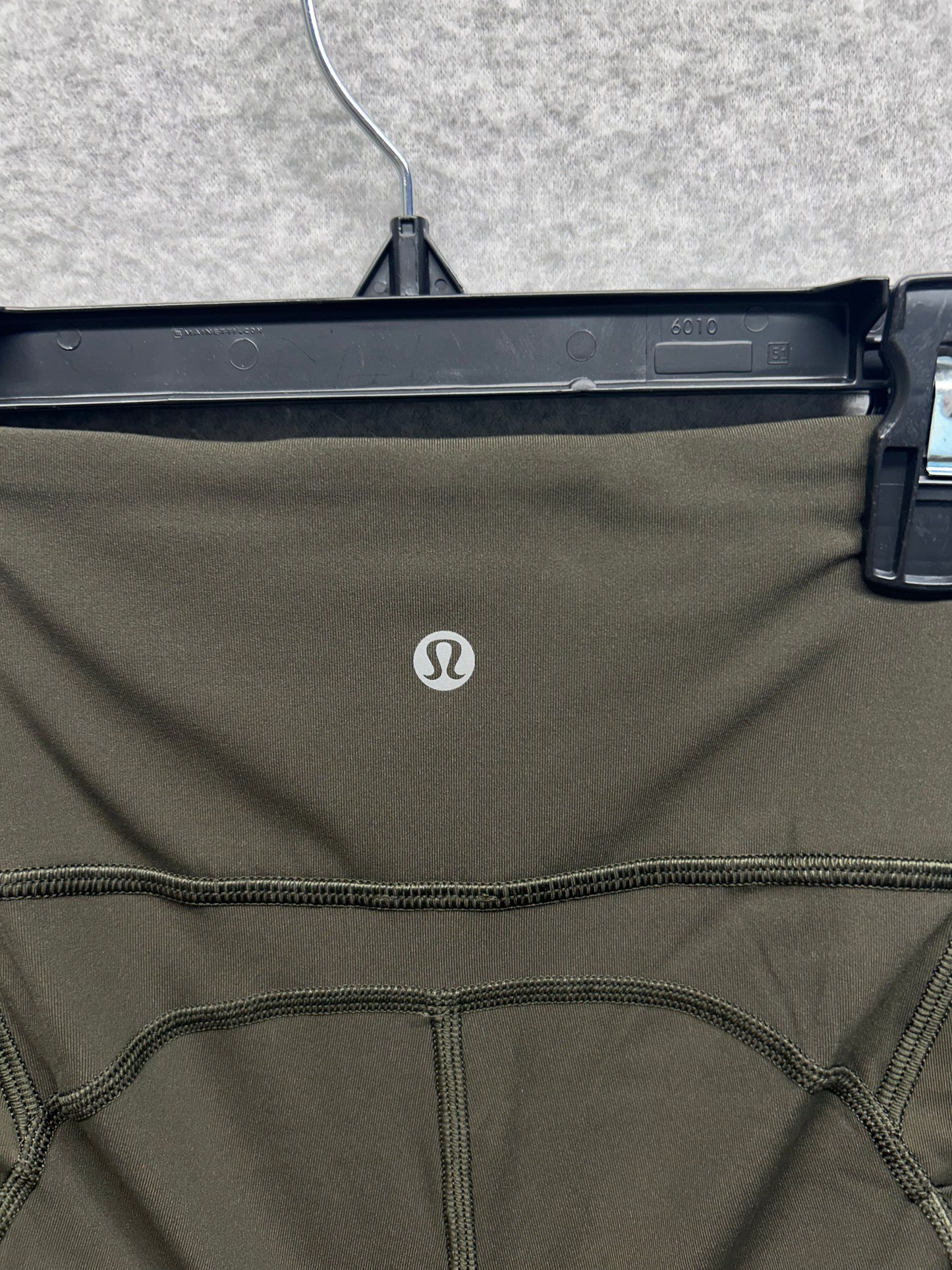 Lululemon All The Right Places Crop II 23" Size 4 Dark Olive