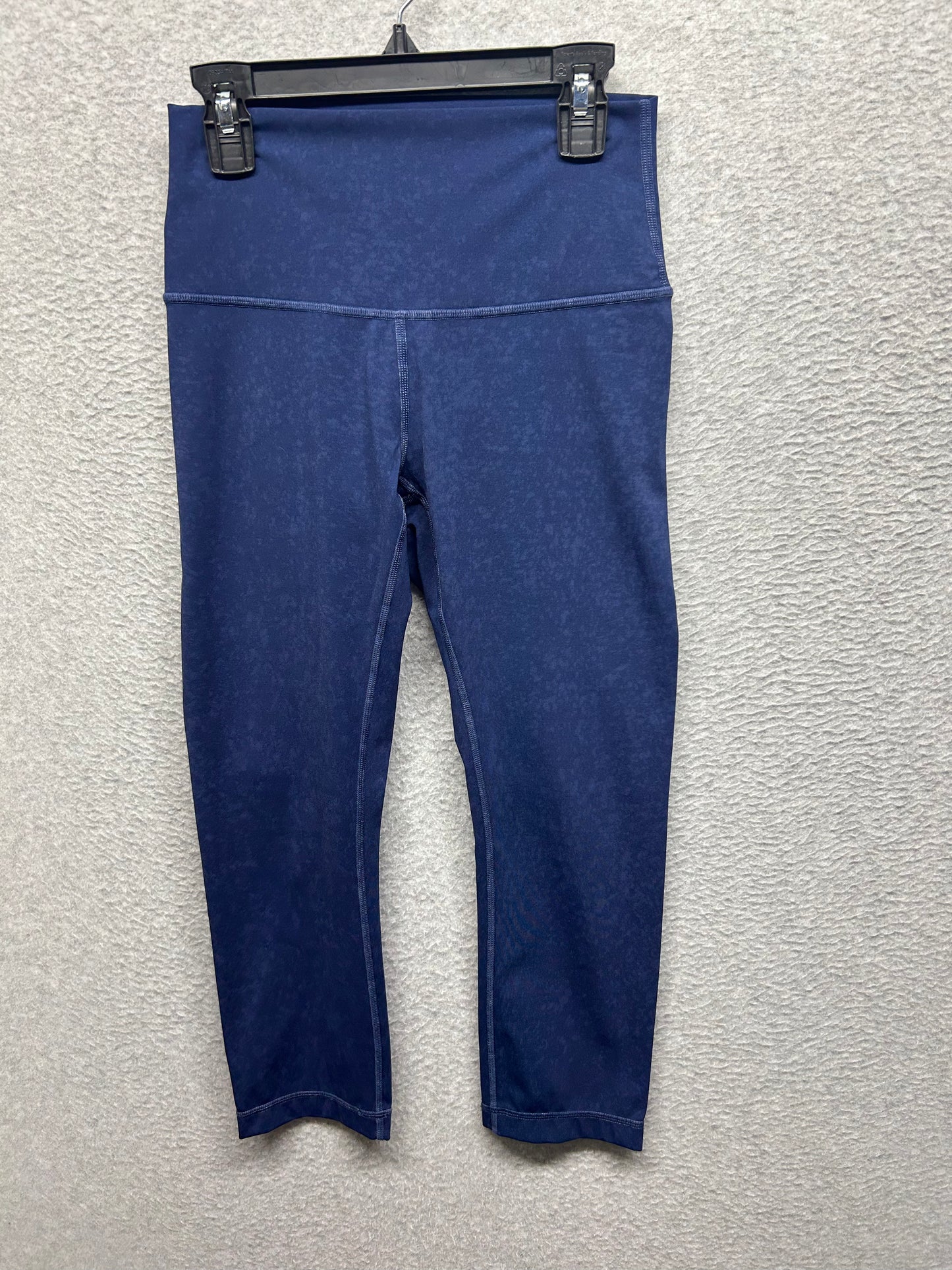 Lululemon Wunder Under Crop High-Rise 21" Size 4 Indigo Spray Mineral Blue
