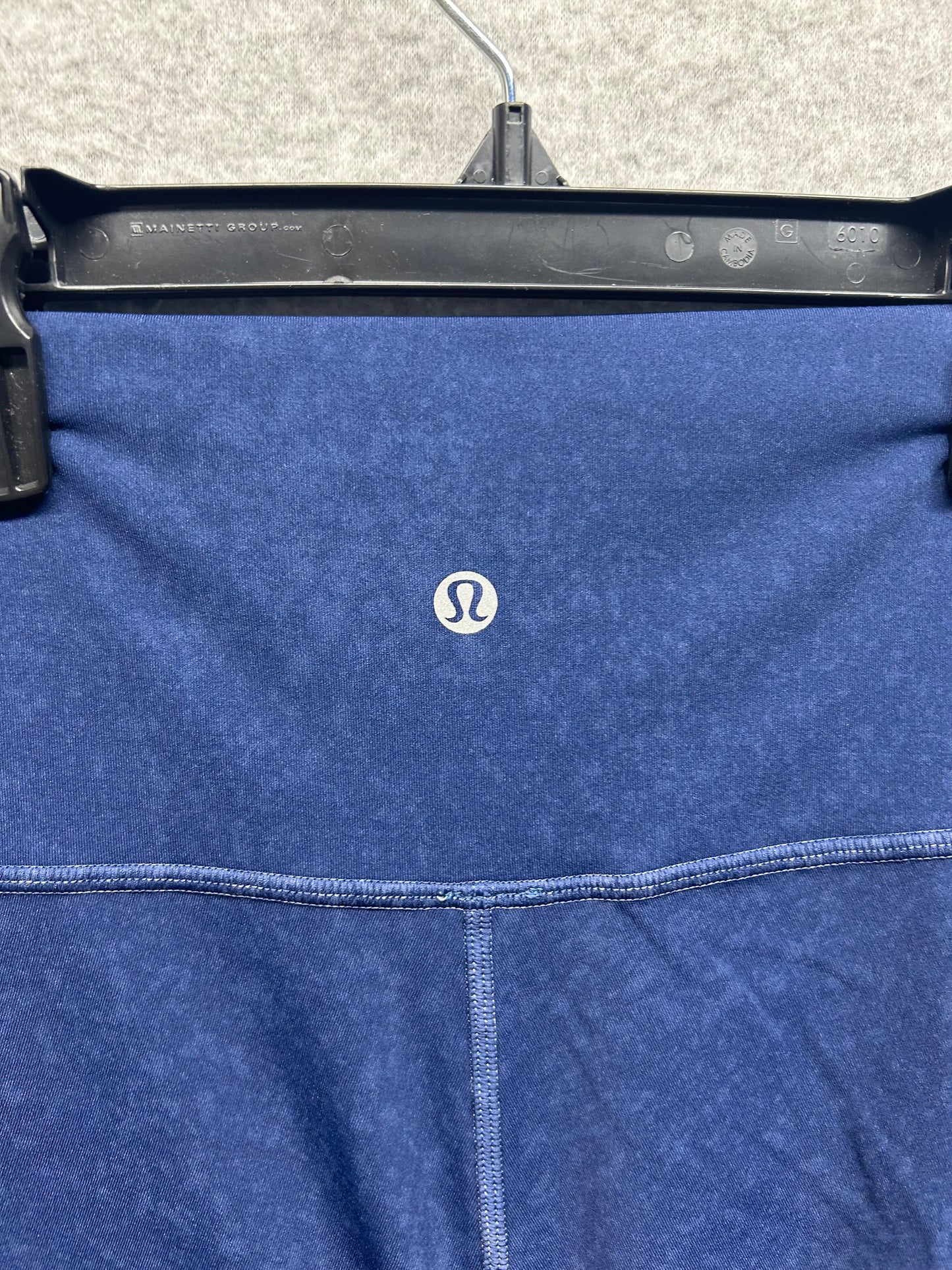 Lululemon Wunder Under Crop High-Rise 21" Size 4 Indigo Spray Mineral Blue