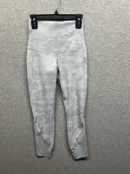 Lululemon Wunder Under High-Rise Crop 23" Size 4 Incognito Camo Jacquard Alpine White Starlight