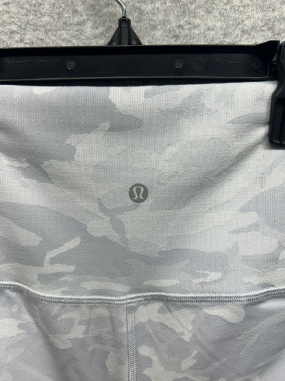 Lululemon Wunder Under High-Rise Crop 23" Size 4 Incognito Camo Jacquard Alpine White Starlight