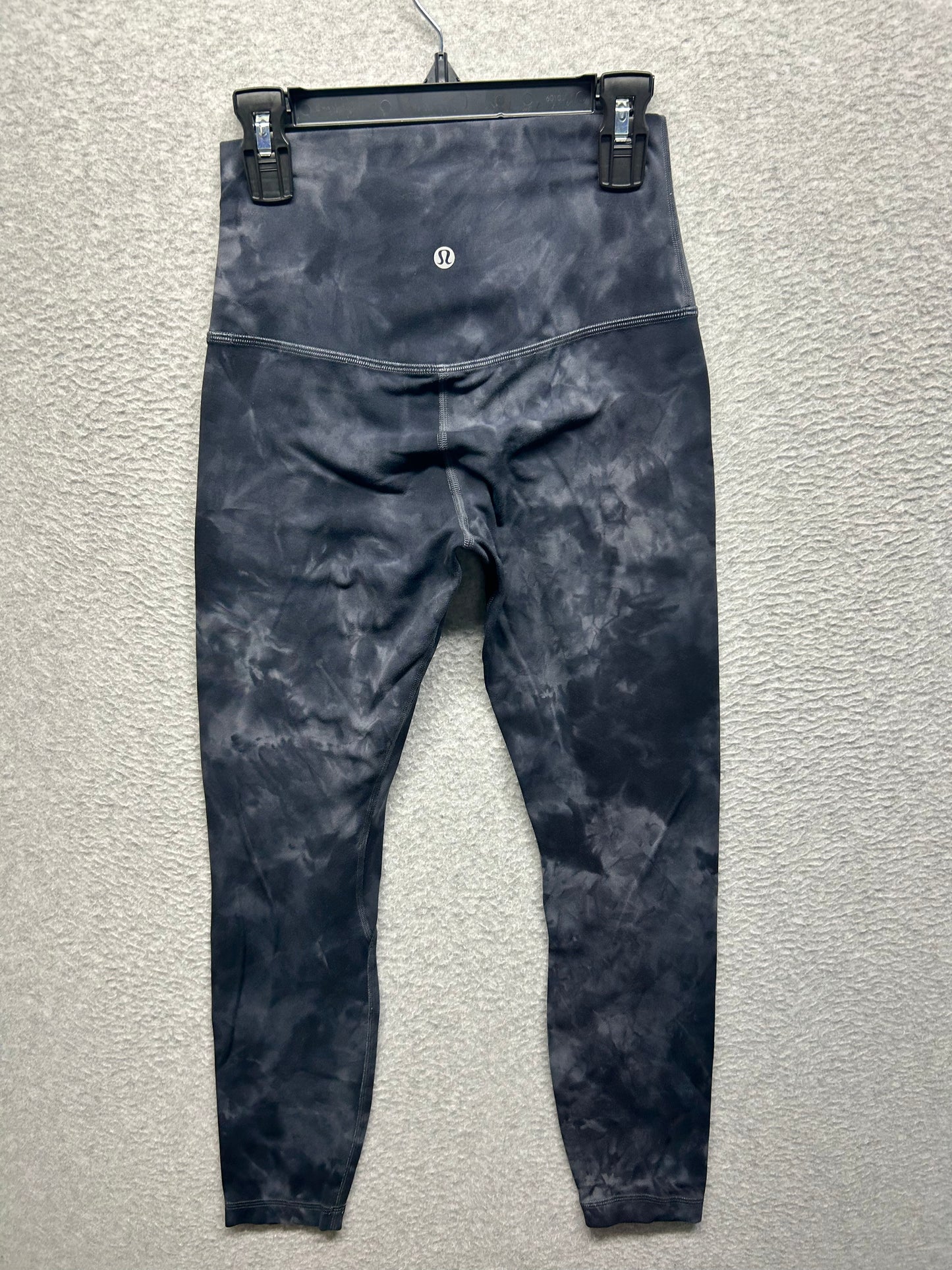 Lululemon Align Pant 25" Size 4 Diamond Dye Pitch Grey Graphite Grey