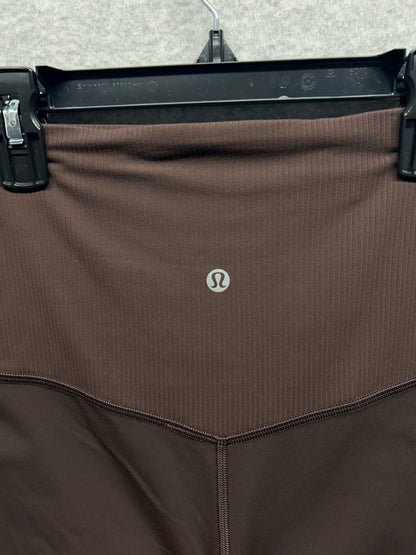 Lululemon Align Super-High-Rise Ribbed-Trim Tight 28" Size 4 (Square) Espresso