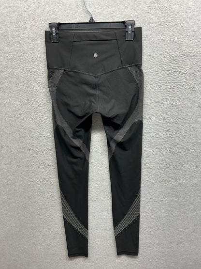 Lululemon Mapped Out High-Rise Tight 28" Size 8 Black|Glacier Grey