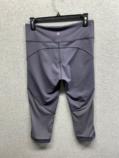 Lululemon Turn Up The Tension Crop 19" Size 10 Moonwalk