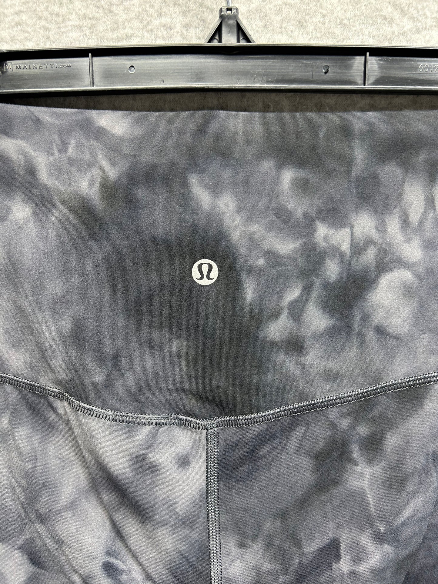 Lululemon Align High-Rise Crop 23" Size 12 Diamond Dye Pitch Grey Graphite Grey