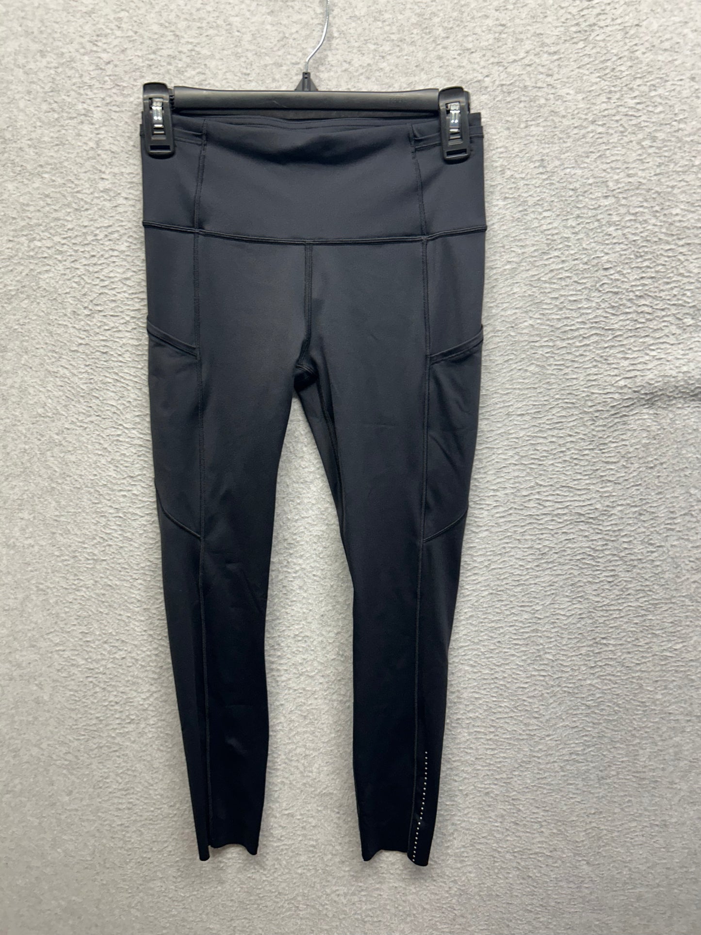Lululemon Fast & Free 7/8 Tight II Nulux 25" Size 6 Black