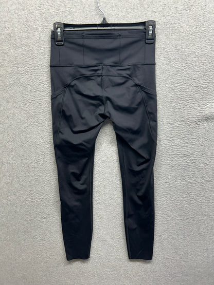 Lululemon Fast & Free 7/8 Tight II Nulux 25" Size 6 Black