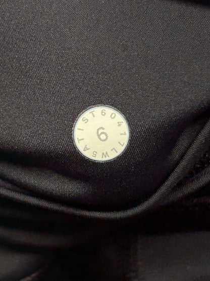 Lululemon Fast & Free 7/8 Tight II Nulux 25" Size 6 Black