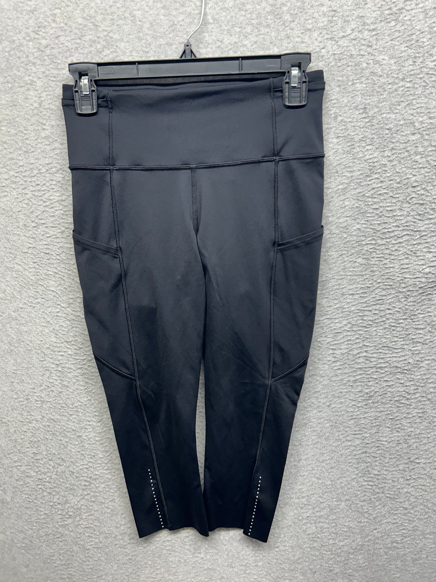 Lululemon Fast & Free Crop II 19" Size 6 Black