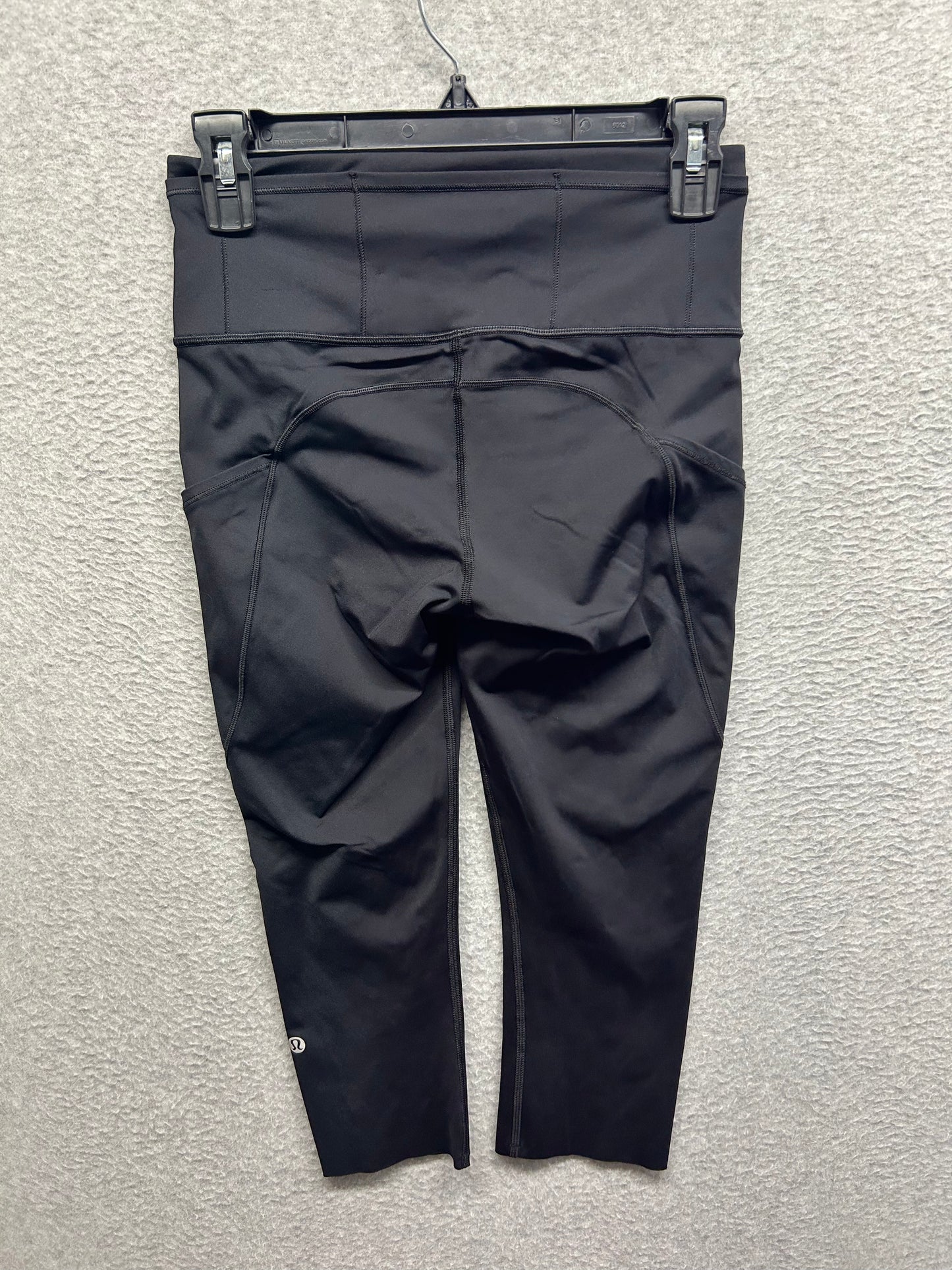 Lululemon Fast & Free Crop II 19" Size 6 Black