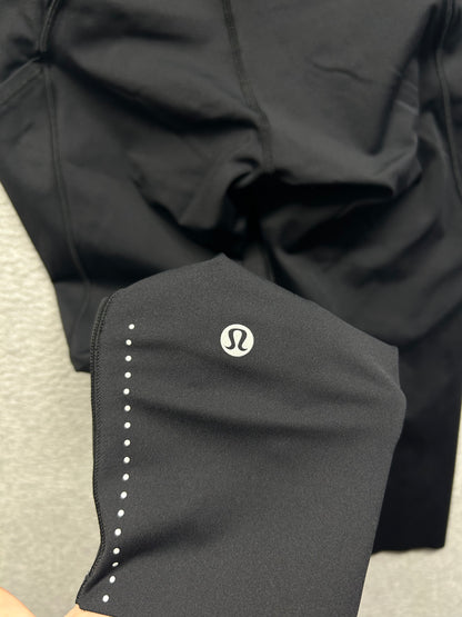 Lululemon Fast & Free Crop II 19" Size 6 Black