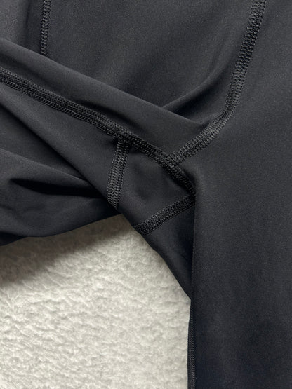 Lululemon Fast & Free Crop II Nulux 19" Size 6 Black