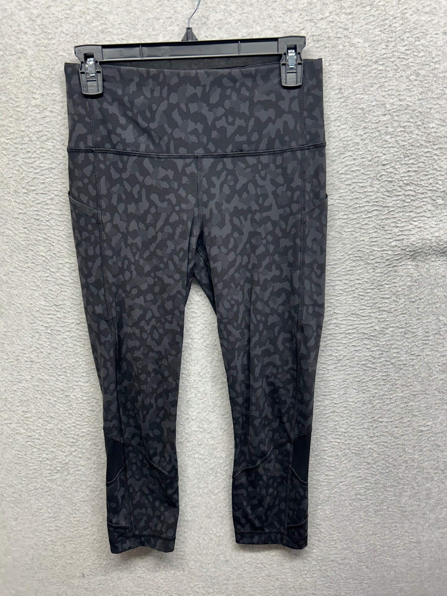 Lululemon Pace Rival High-Rise Crop 22" Size 6 Formation Camo Deep Coal Multi