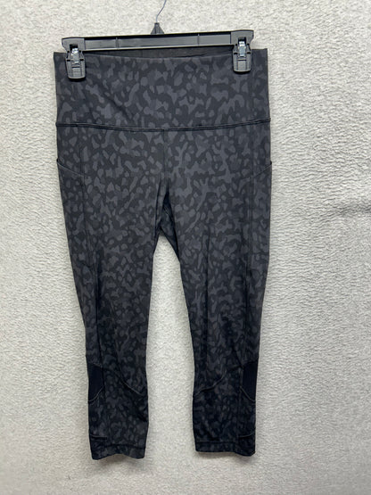 Lululemon Pace Rival High-Rise Crop 22" Size 6 Formation Camo Deep Coal Multi