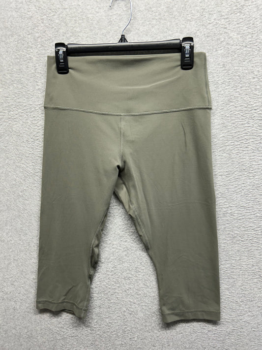 Lululemon Align High Rise Crop 17" Size 10 Dark Olive
