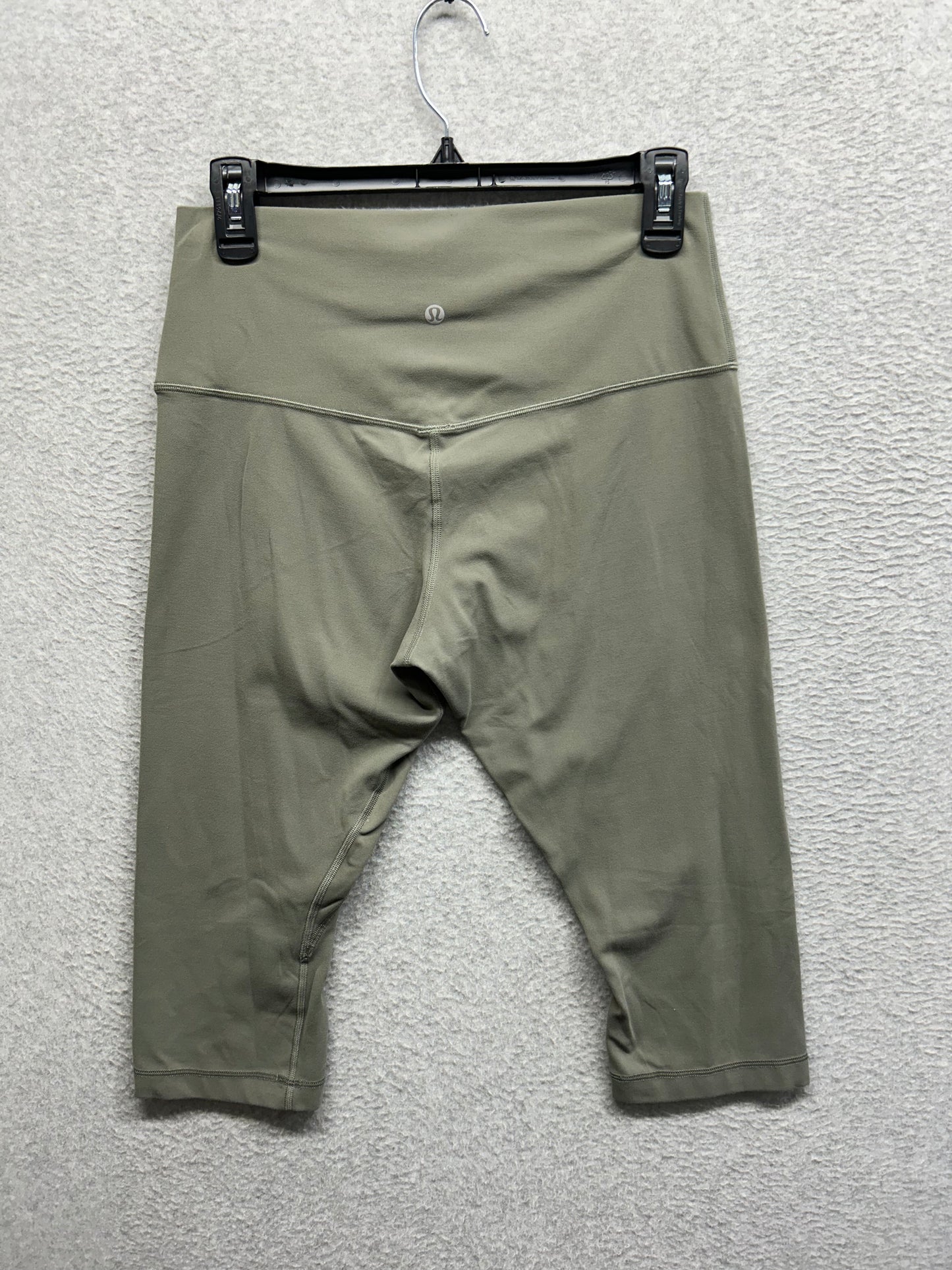 Lululemon Align High Rise Crop 17" Size 10 Dark Olive
