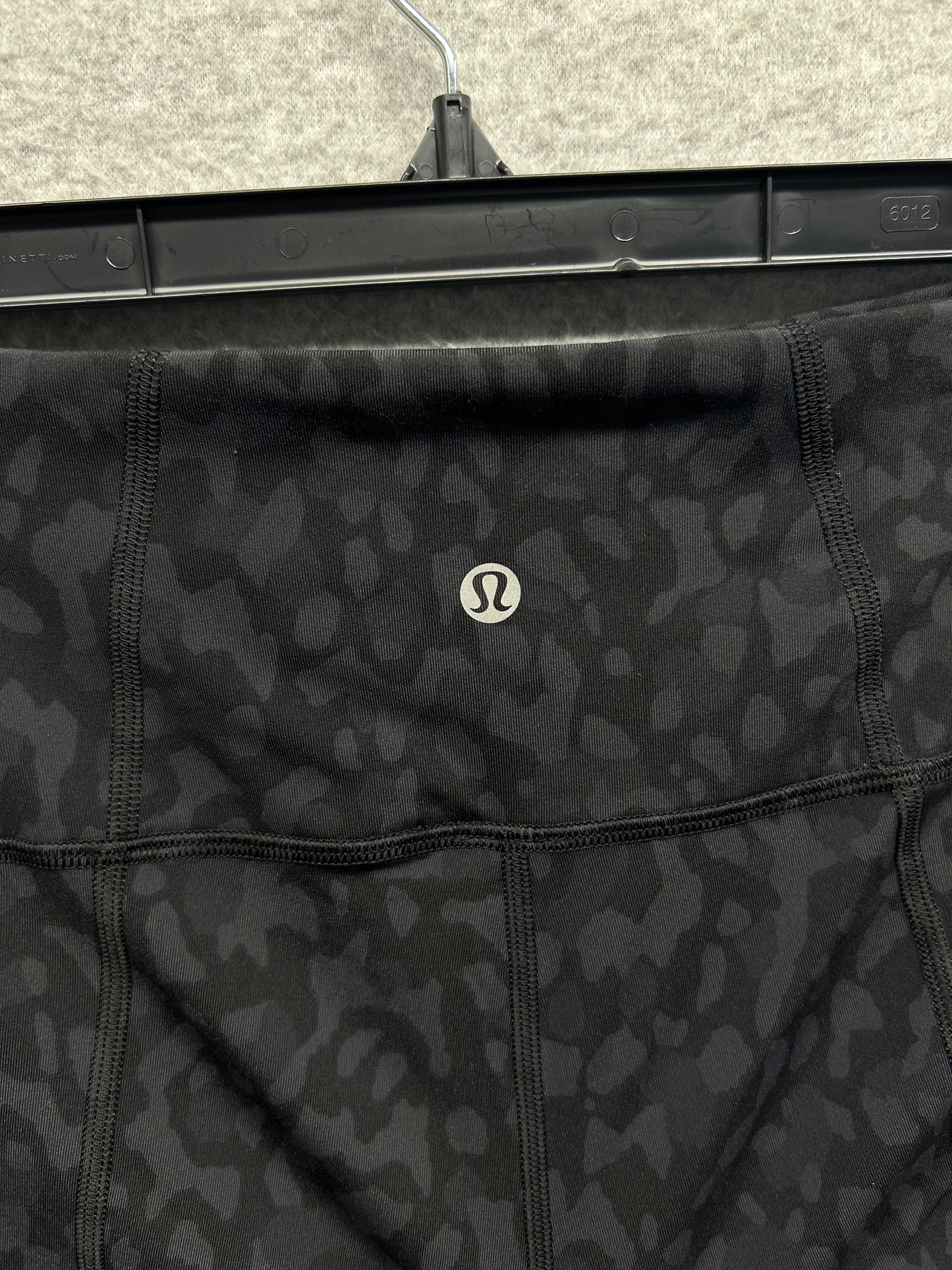 Lululemon Pace Rival High-Rise Crop 22" Size 6 Formation Camo Deep Coal Multi