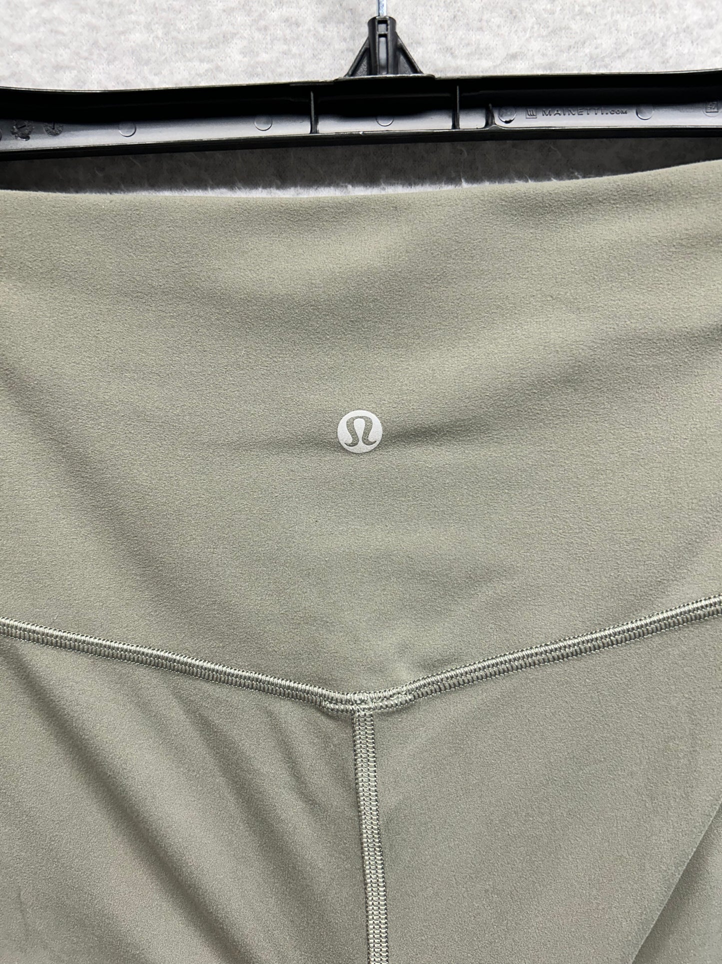 Lululemon Align High Rise Crop 17" Size 10 Dark Olive