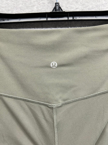 Lululemon Align High Rise Crop 17" Size 10 Dark Olive