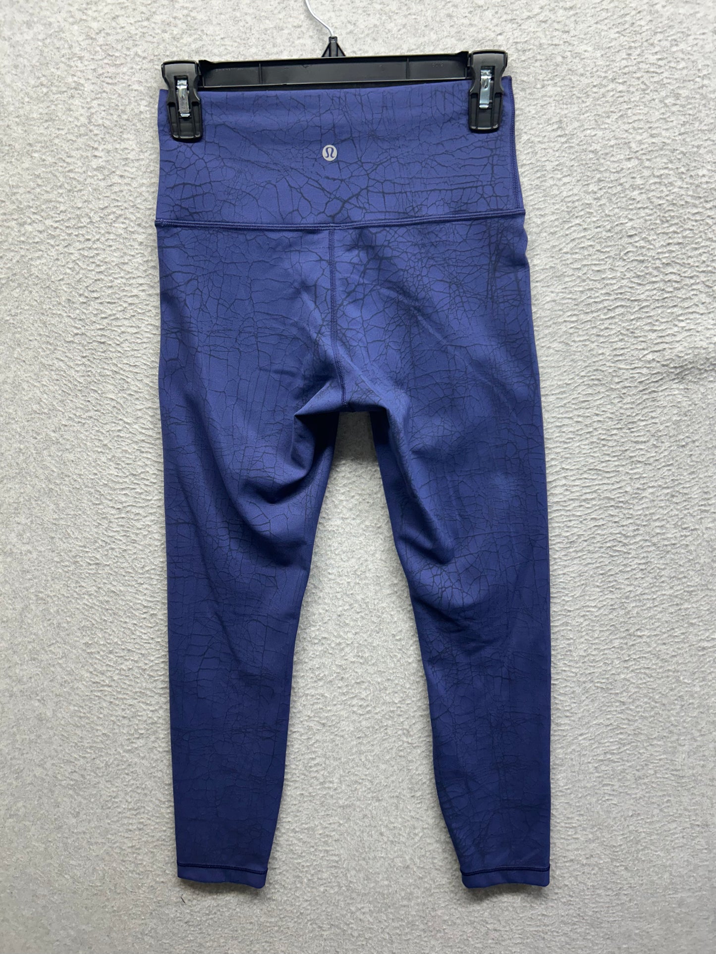Lululemon Wunder Train High-Rise Tight 25" Size 6 Thread Dye Night Sea Black