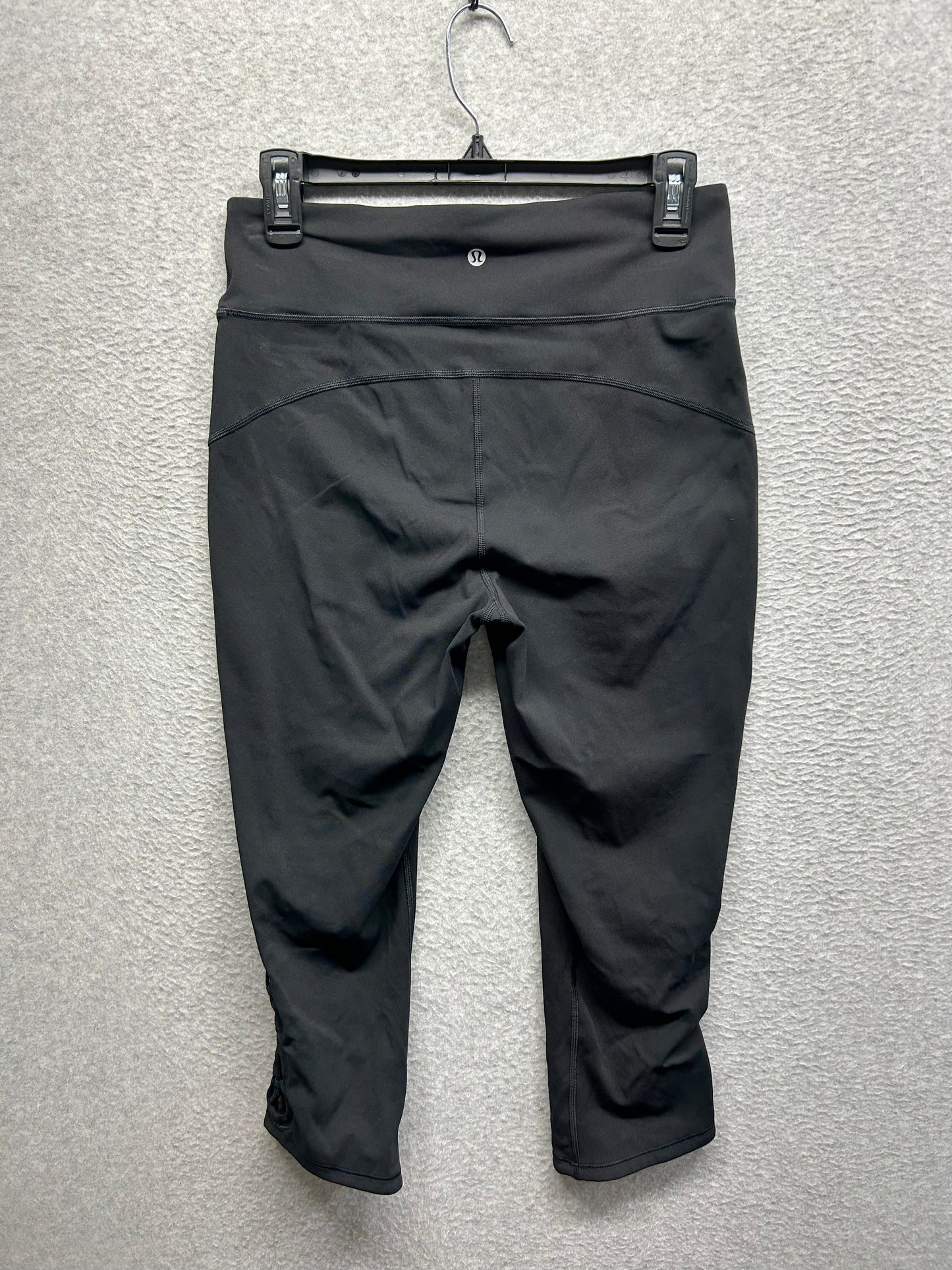 Lululemon Tied To It Crop 21" Size 10 Black