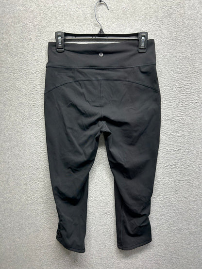 Lululemon Tied To It Crop 21" Size 10 Black