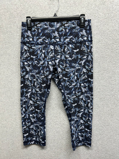 Lululemon Wunder Under Crop Hi-Rise 21" Size 10 Embellished Multi