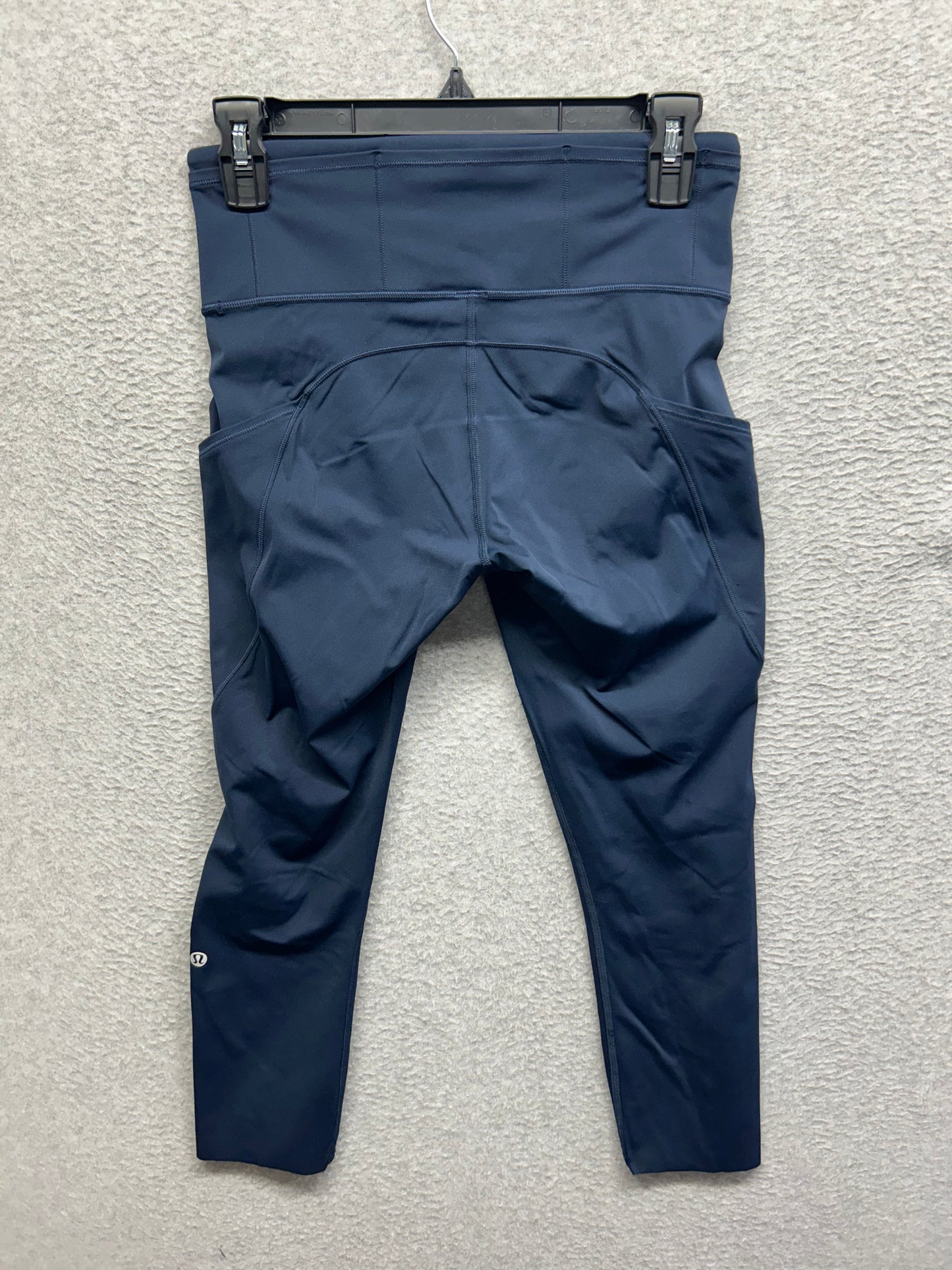 Lululemon Fast and Free High-Rise Crop 23" Size 6 True Navy