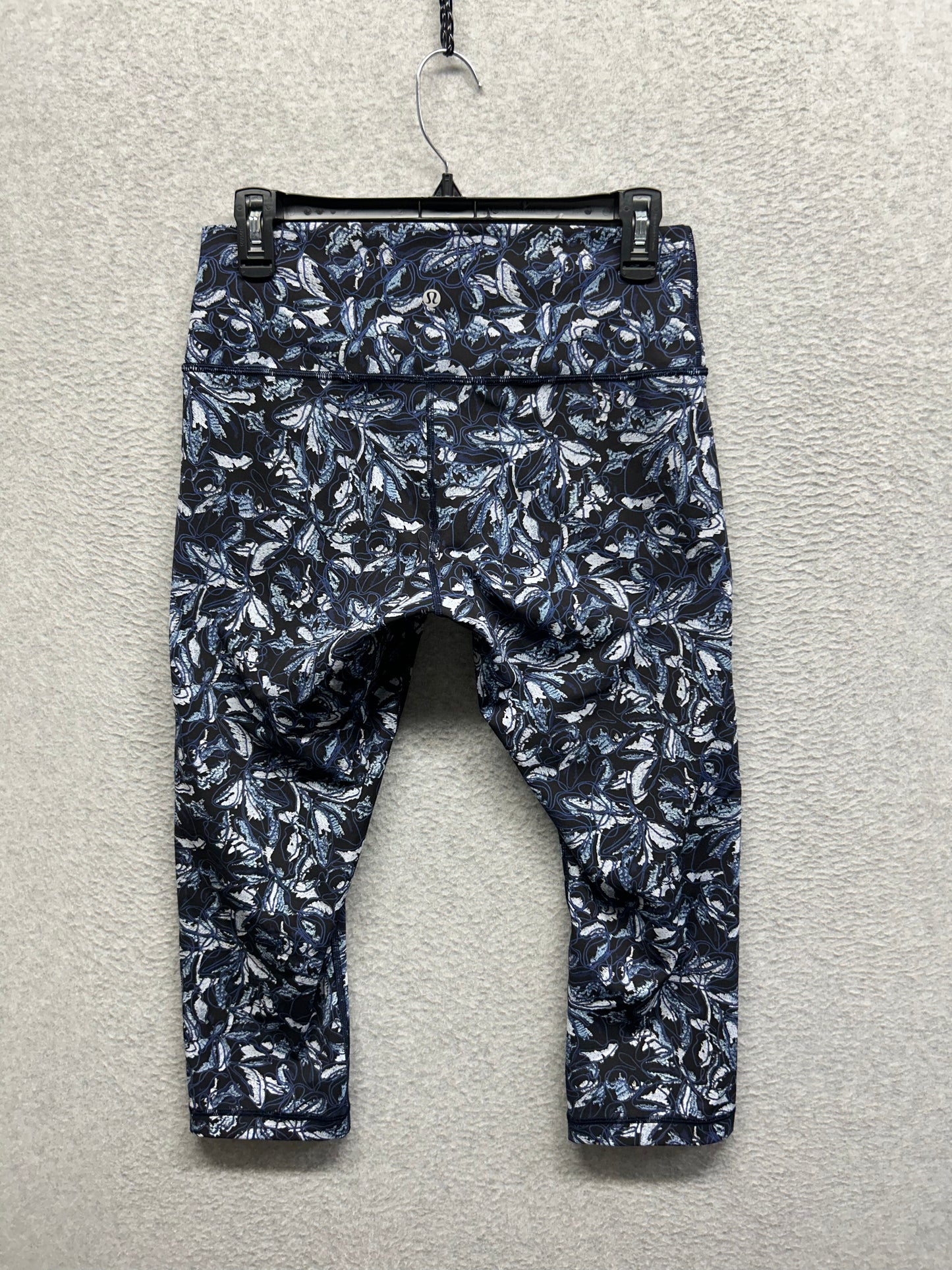Lululemon Wunder Under Crop Hi-Rise 21" Size 10 Embellished Multi