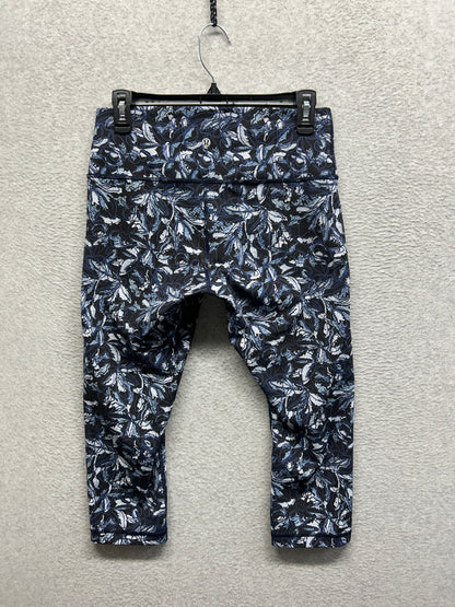 Lululemon Wunder Under Crop Hi-Rise 21" Size 10 Embellished Multi
